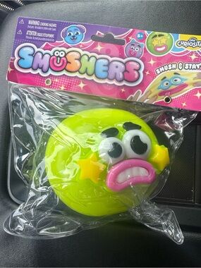 Usher Neon Green Star-Face Squishy Plush Toy by Usher